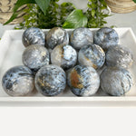 Polished Plume Agate Sphere Decor Ball - 13-0097