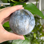 Polished Plume Agate Sphere Decor Ball - 13-0097
