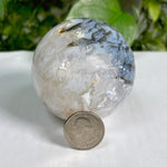 Polished Plume Agate Sphere Decor Ball - 13-0097