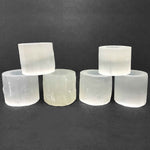 Natural Selenite Tea Light Candle Holder