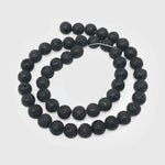 Natural Lavastone Gemstone Bead Strand for Jewelry Making