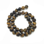 Natural Tiger Eye Gemstone Bead Strand for Jewelry Making
