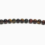 Multi-Color Tiger Eye Gemstone Bead Strand for Jewelry Making