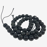Natural Black Onyx Gemstone Bead Strand for Jewelry Making