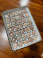 35 Piece Sunstone Palm Stone Flat - Gem Avenue Wholesale