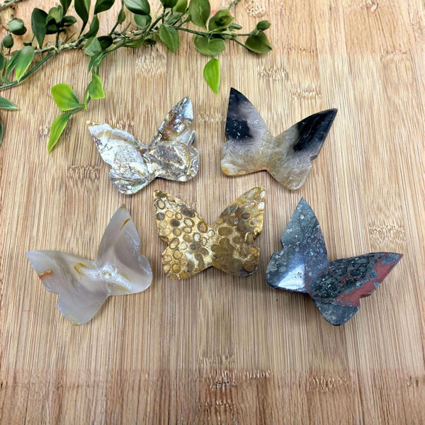 Mixed Crystal Butterfly Figurines - Gem Avenue Wholesae