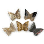Wholesale Mixed Crystal Butterfly Figurines Handcrafted Set of 5
