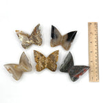 Wholesale Mixed Crystal Butterfly Figurines Handcrafted Set of 5