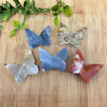 Mixed Crystal Butterfly Figurines - Gem Avenue Wholesale