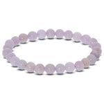 6mm Kunzite Gemstone Unisex Stretch Bracelet