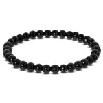 6mm Green Goldstone Round Bead Unisex Stretch Bracelet