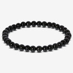 6mm Green Goldstone Round Bead Unisex Stretch Bracelet