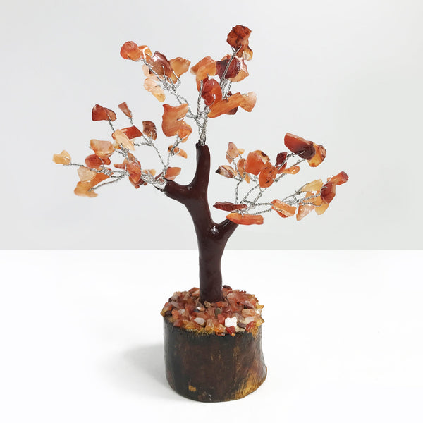 Natural Carnelian Crystal Gemstone Tree 60 Beads Home Decor Decoration - Gem Avenue Wholesale