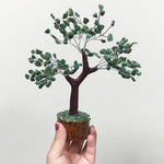 Natural Aventurine Gemstone Tree - 160 Beads