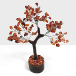 Natural Carnelian Gemstone Tree - 160 Beads