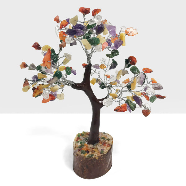 Natural Multi-Stone Crystal Gemstone Tree 160 Beads Home Decor Decoration - Gem Avenue Wholesale