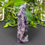 Chevron Amethyst Lizard Figurine - RAN495