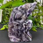 Chevron Amethyst Lizard Figurine - RAN495