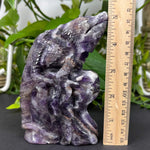 Chevron Amethyst Lizard Figurine - RAN495