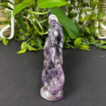 Chevron Amethyst Lizard Figurine-  RAN496