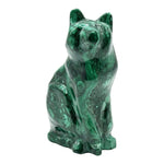 Malachite Cat Figurine - RAN508