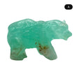 Green Fluorite Bear Figurine - RAN527