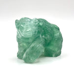 Green Fluorite Bear Figurine - RAN527