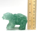 Green Fluorite Bear Figurine - RAN527