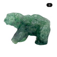 Green Fluorite Bear Figurine - RAN527