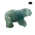 Green Fluorite Bear Figurine - RAN527
