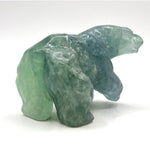 Green Fluorite Bear Figurine - RAN527