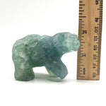Green Fluorite Bear Figurine - RAN527