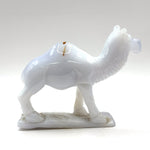 White Chalcedony Camel Figurine - RAN530