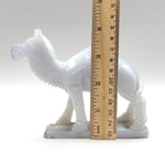 White Chalcedony Camel Figurine - RAN530