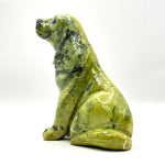 Green Serpentine Dog Figurine - RAN533