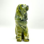 Green Serpentine Dog Figurine - RAN533
