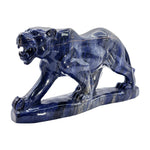 Hand Carved Sodalite Crystal Sculpture Polished Stone Animal Figurine for Home Decor & Collectors - RAN539