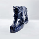 Hand Carved Sodalite Crystal Sculpture Polished Stone Animal Figurine for Home Decor & Collectors - RAN539