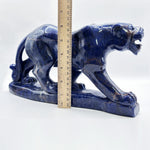 Hand Carved Sodalite Crystal Sculpture Polished Stone Animal Figurine for Home Decor & Collectors - RAN539