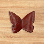 Red Jasper Butterfly Carving Natural Handcrafted Crystal Decor for Home & Gift - RAN544