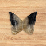 Palm Root Butterfly Carving Natural Handcrafted Crystal Decor for Home & Gift - RAN546