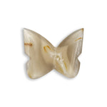 Purple Chalcedony Butterfly Carving Natural Handcrafted Crystal Decor for Home & Gift - RAN547