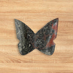 Red Jasper Butterfly Carving Natural Handcrafted Crystal Decor for Home & Gift - RAN549