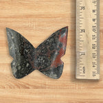 Red Jasper Butterfly Carving Natural Handcrafted Crystal Decor for Home & Gift - RAN549