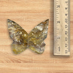 Bumble Bee Jasper Butterfly Carving Natural Handcrafted Crystal Decor for Home & Gift - RAN550