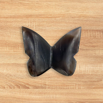 Purple Chalcedony Butterfly Carving Natural Handcrafted Crystal Decor for Home & Gift - RAN551