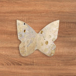 Fossilized Coral Butterfly Carving Natural Handcrafted Crystal Decor for Home & Gift - RAN553