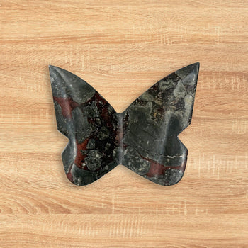 Red Jasper Butterfly Carving Natural Handcrafted Crystal Decor for Home & Gift - RAN554