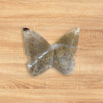 Fossilized Coral Butterfly Carving Natural Handcrafted Crystal Decor for Home & Gift - RAN567