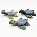 Angelite & Serpentine Turtle Figurine - RAN574